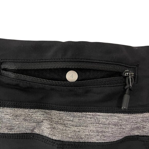 Lululemon Run A Marathon Crop Leggings Capri Side Pockets Size 4 Active Athletic - Picture 9 of 12